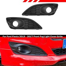 2x Nebelscheinwerfer Blenden Wabengitter Kühlergrill Vorne für Ford Fiesta 13-17