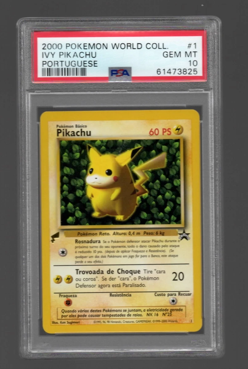 Pikachu Pokémon TCG Professional Sports Authenticator (PSA