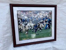 Lou Holtz Signed  Photo Display Framed With COA -  26"x 22"