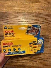 Kodak Max Versatility 400 Film 4 Rolls Of 24 Exposure