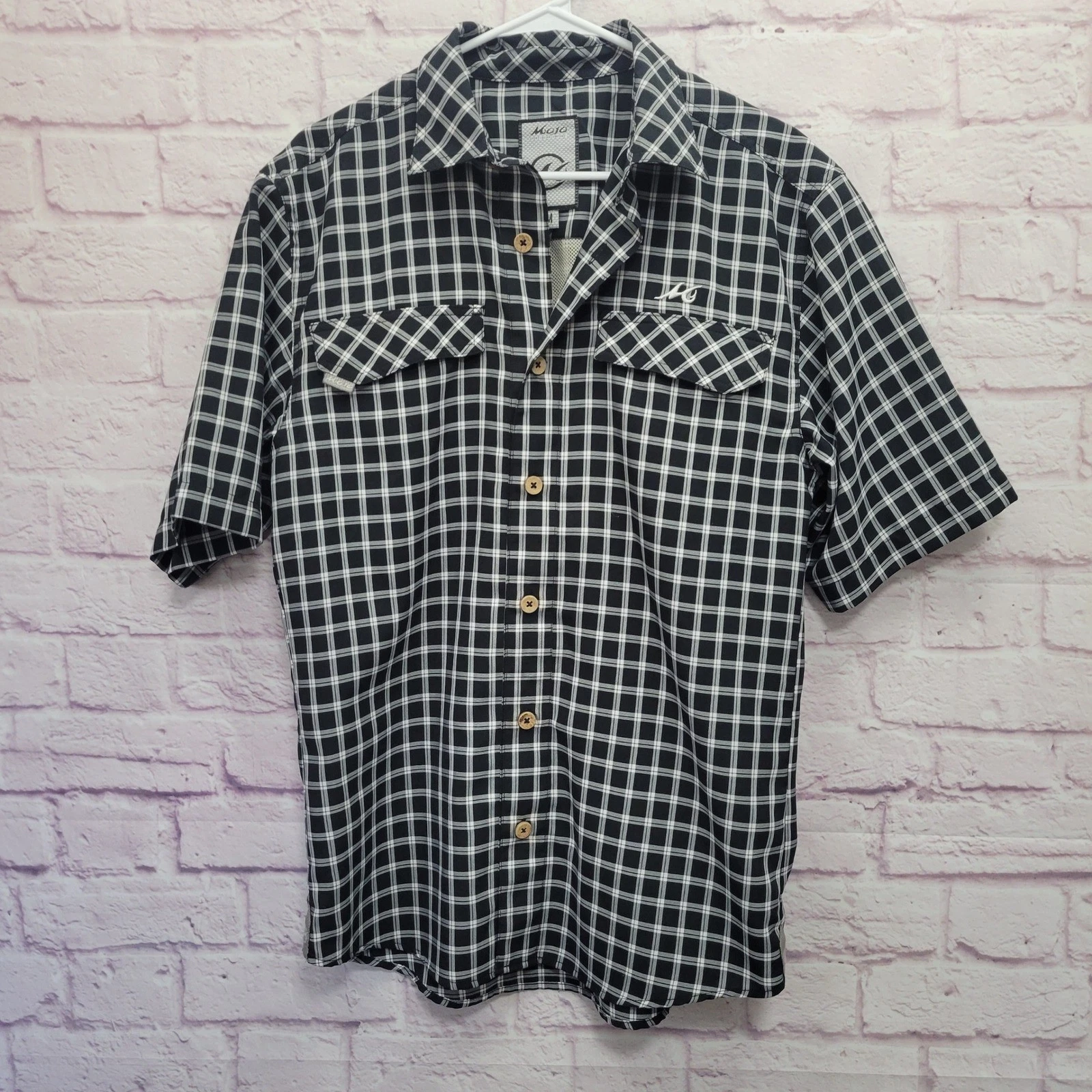 Mojo Sportswear Plaid Fishing Shirt M Vented Short Sleeve Coastal Performance
Opens in a new window