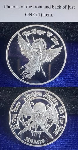 Reckless Metals The Wager Of War 1/4 Troy Oz .999 Silver Proof Round