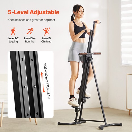 VEVOR Stair Stepper Vertical Home Gym Cardio Climber Folding Workout Exercise - Picture 3 of 12