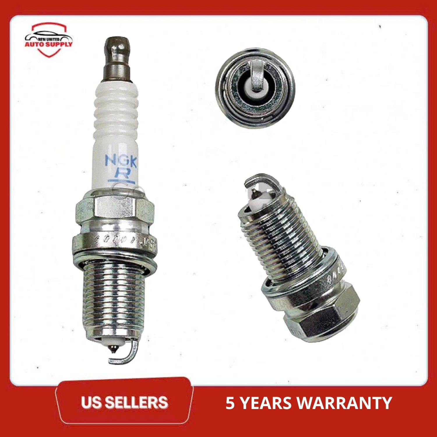 6 Pack Spark Plugs NGK Laser Platinum 6371 FR5AP-10 6371 FR5AP10 Tune xp