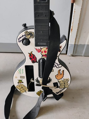 Activision Wii GUITAR HERO Wireless Game Controller ATTACHMENT, STRAP Stickers . - Picture 3 of 5