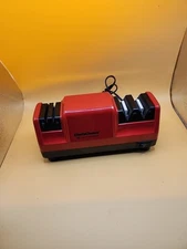 Chef's Choice  Diamond Hone Knife Sharpener Professional 100, Red With Box Etc. 