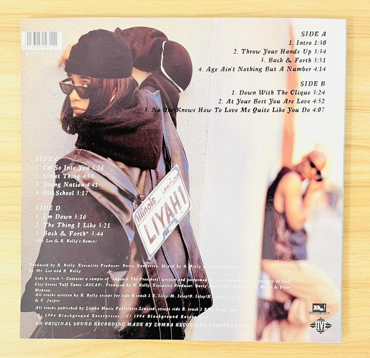 Aaliyah / Age Ain't Nothing But A Number 2001 EU Reissue 2LP Vinyl