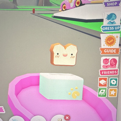 Adopt Me! Cute Toast Pet Virtual Collectible In-Game Item