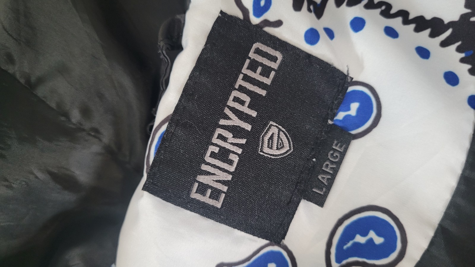 Encrypted Legend Patchwork Lightweight Hoodie M-L… - image 6