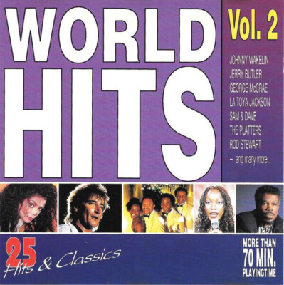 CD Jerry Butler, Tha Tams, Rod Stewart a.o. World Hits Vol. 2 elap music