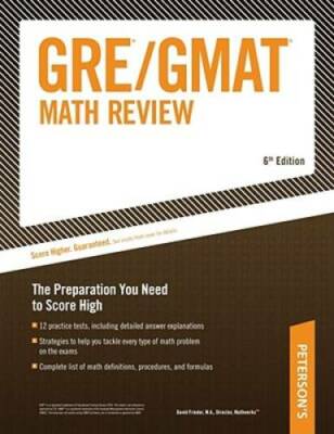 ARCO GRE/GMAT Math Review 6th Edition (Gre Gmat Math Review) - Paperback - GOOD