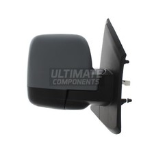 Renault Trafic Sport Van 2014-2021 Electric Wing Door Mirror Primed Drivers Side