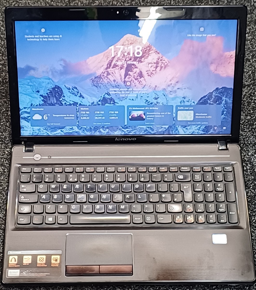 15.6INCH LENOVO G580 CORE I7 8GB 180GB SSD WIN 11 PRO/OFFICE