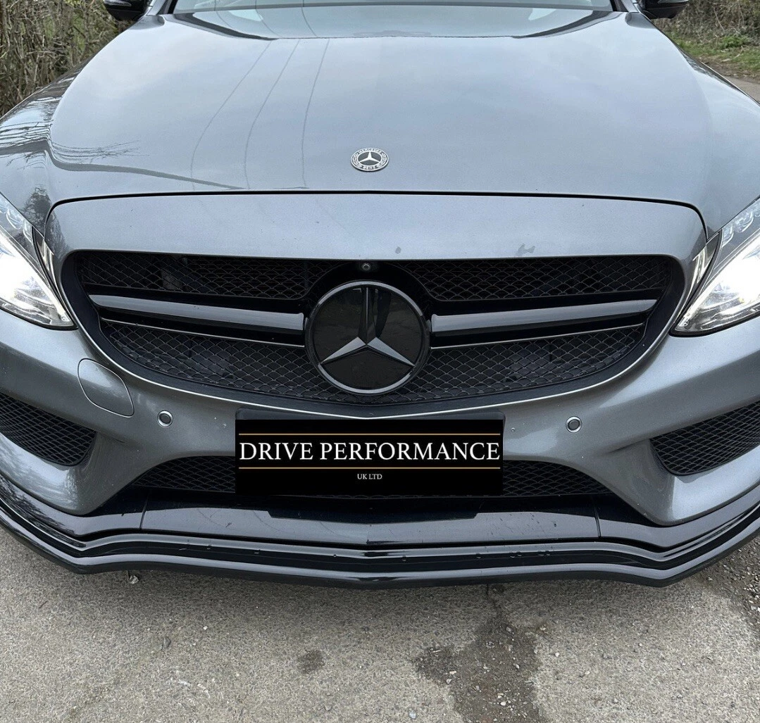 Mercedes Benz Gloss Black Grill Star Badge Logo A C Class W176 