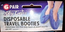 5 Packs Sky Gear Disposable Booties Lot of 30 Pr Protect Feet / Foot Creams Etc