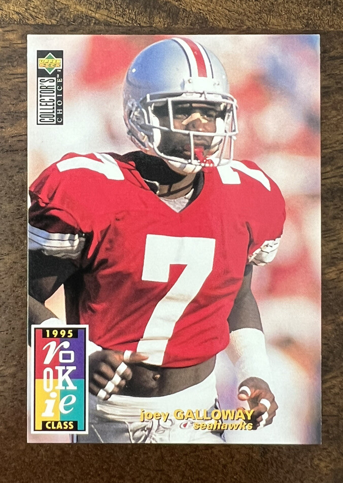 1995 Classic NFL Rookies   Joey Galloway 8