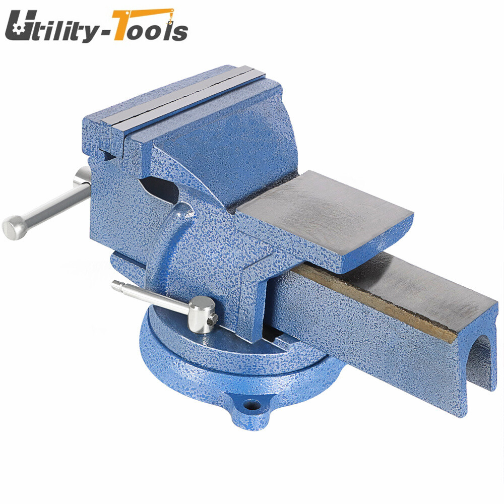 High Precision 6" Mechanic Bench Vise Table Top Clamp Press Locking Swivel Base