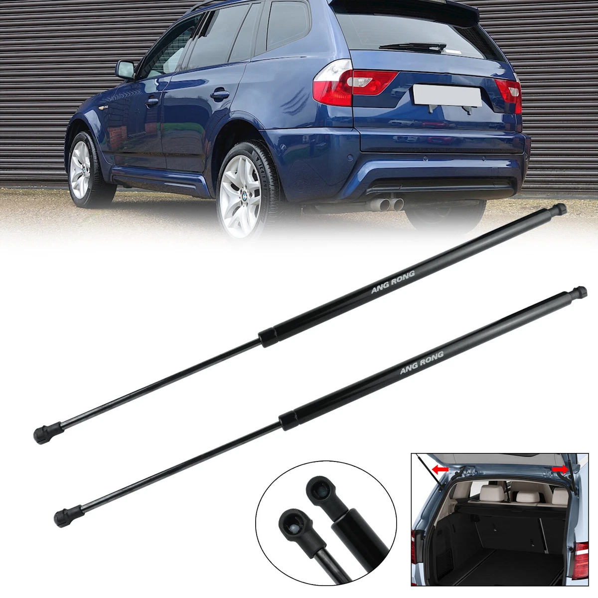 For BMW X3 E83 04-11 SUV Rear Tailgate Boot Trunk Gas Lifter 