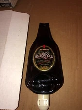 MICHELOB AMBER BOCK DARK LAGER GLASS BOTTLE NIGHT LIGHT