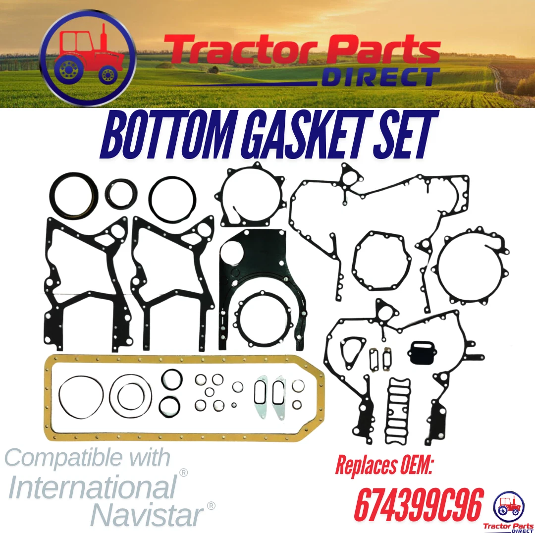 BOTTOM GASKET SET comp w International® Navistar® DT414 REPLC