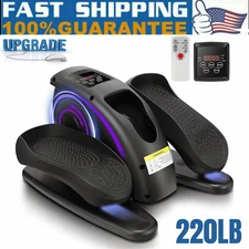 Under Desk Elliptical Machines Electric Pedal Bike Exerciser Trainer Portable🎁