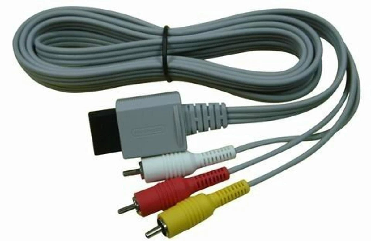 Wii console sale av cable