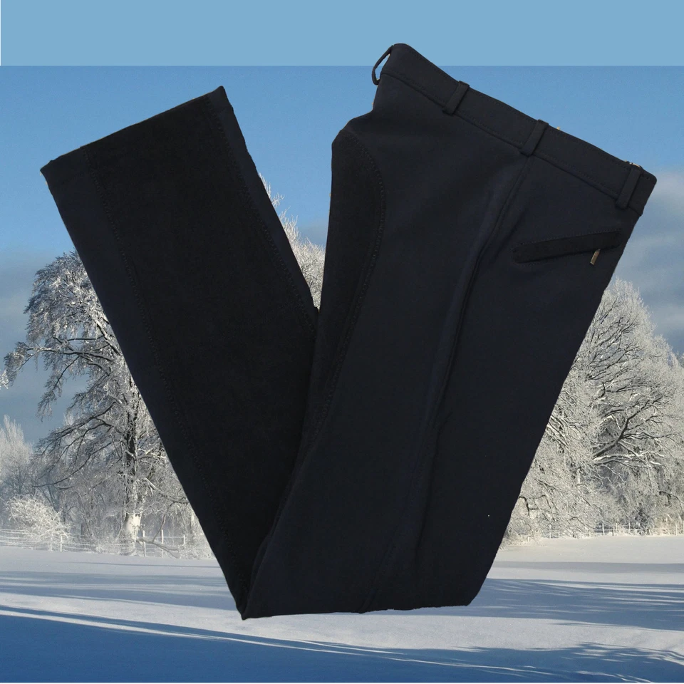 HKM Jodhpur Reithose Softshell, Vollbesatz, Jodhpurreithose, Winter, schwarz