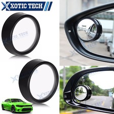 2PCS Rearview Side Mirror Side Rear View Round Blind Spot Fit All Car SUV - 2.0"
