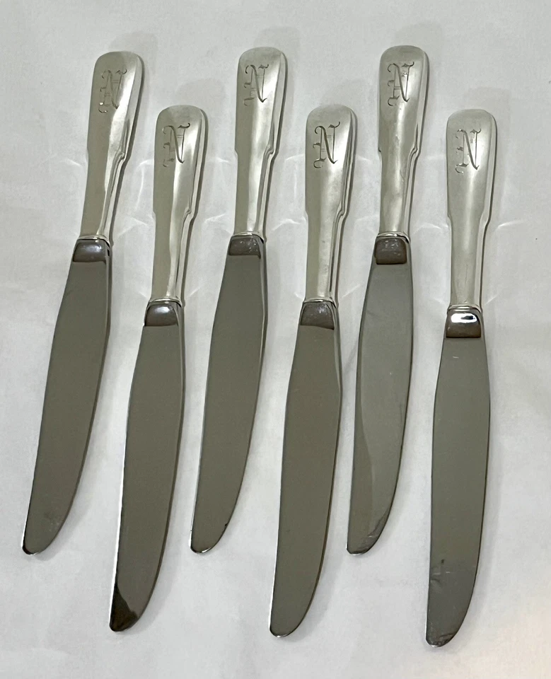 ONE International Silver Co. 1810 cubiertos 1 lugar juego 5 piezas esterlina Foto 4 de 4