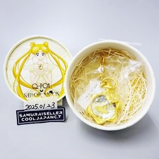 Collana orologio da tasca Sailor Moon Q-pot fasi lunari anime giapponese NUOVO