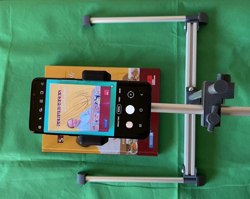 Vielseitiger Smartphone Scanner f. Dokumente, Bücher, Produktfotos, Mikroskop uv - Bild 4 von 4