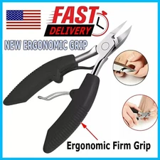 Toenail Clippers for Thick Ingrown Toe Nails Heavy Duty Precision Nail Scissors