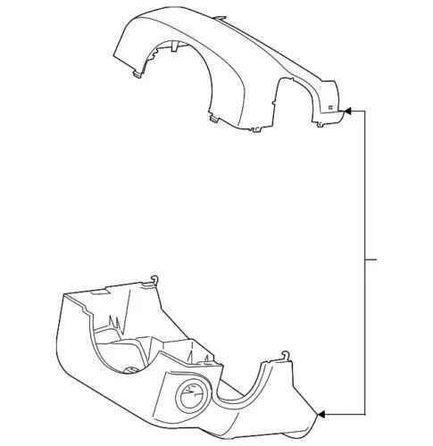 Cubierta de ensamblaje para Ford Expedition, F-150, F-150 Lightning 2021-2023 (P/N ML3Z-3530-BA)