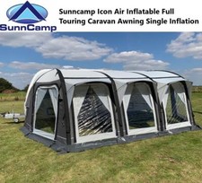 Sunncamp Icon Air Inflatable Full Touring Caravan Awning Size 18 - 1075-1100