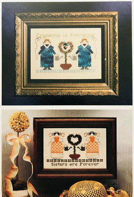 Cricket Collection WARM THOUGHTS No. 98 Cross Stitch Patterns Flowers Ladies VTG