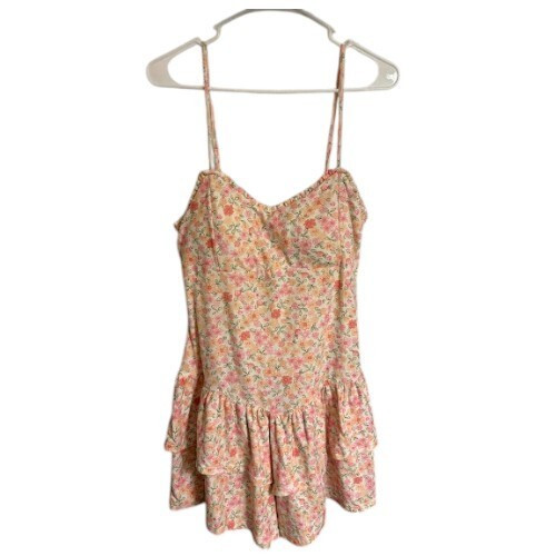 No Boundaries Pink Floral Mini Dress - Size L