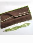 Ross Simon 14k Yellow Gold 6 multi strand Peridot bar tube beaded beads bracelet