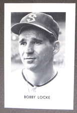 1967 BOBBY LOCKE Seattle Angels popcorn card higher grade PCL baseball