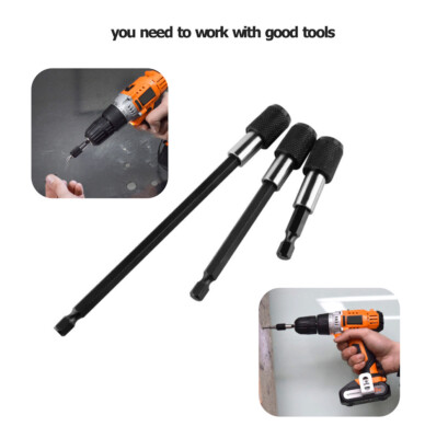 3Pcs Magnetic Screwdriver Extension Quick Release 1/4 Hex Shank Holder Drill Bit
