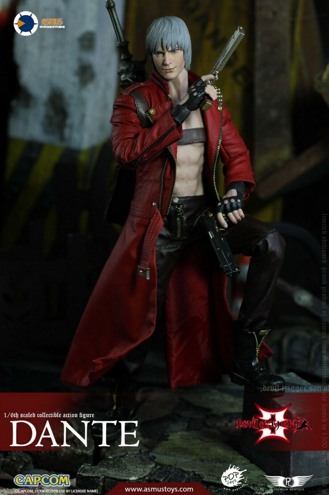 Dante Devil May Cry Escala 1/6 Asmus Toys Original - Prime