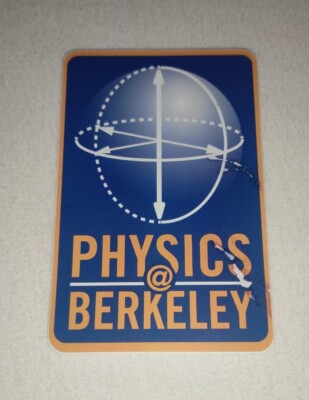 Aufkleber Sticker, University of California Berkeley, Physics Physik UCAL 