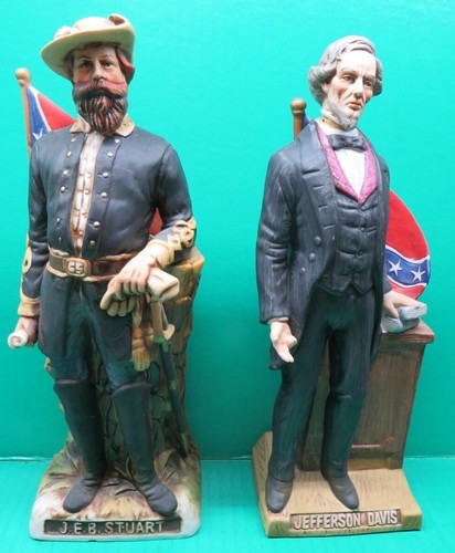 2 McCormick Decanters Civil War Jeb 