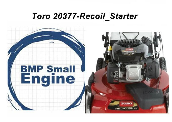 Toro recoil 2024 starter assembly
