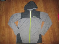 Boys COLUMBIA full zip hooded nylon windbreaker jacket sz L Lg 14 - 16
