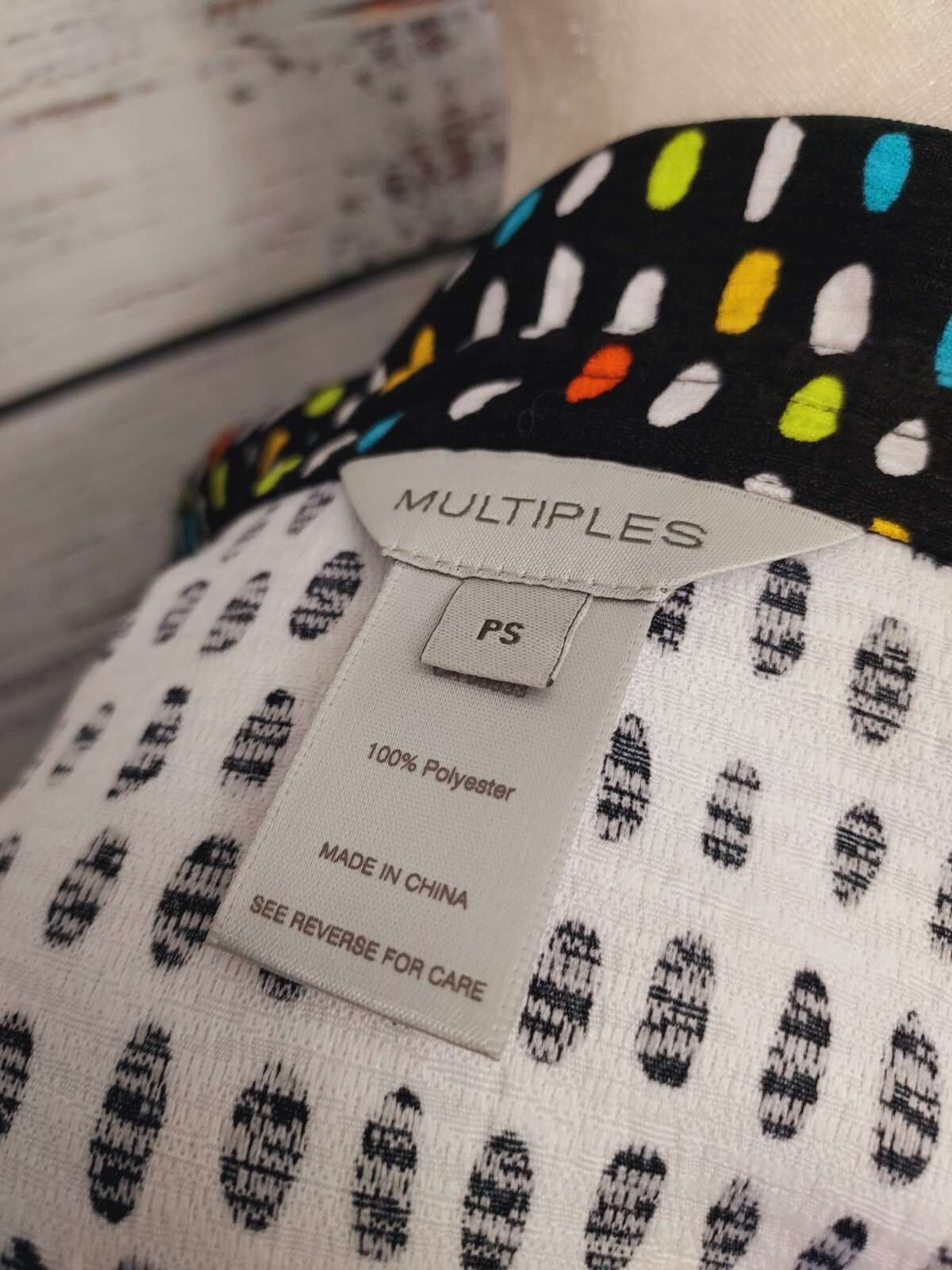 Multiples Jacket Small Petite White Black Lagenlo… - image 9