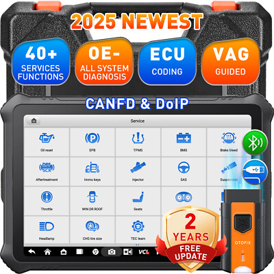 2025 OTOFIX D1 PROS OBD2 Bidirectional Scanner ALL System Diagnostic Key Coding