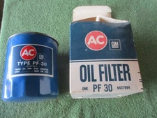 NOS new AC Delco Oil Filter # PF30  Multiple 1958-1977 Oldsmobile Pontiac Buick