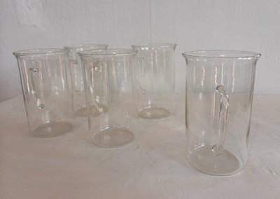 Schott-Zwiesel Verran Collection Light Weight Glass Mugs-2 Sets of 5 Each