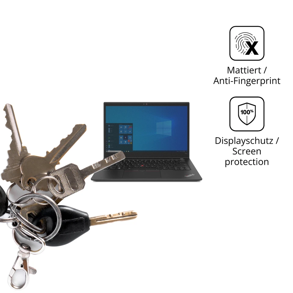 Screen Protector for Lenovo ThinkPad T14s Gen 2 Privacy Filter 4-Way Protection - Image 3 of 4