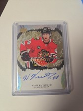 2021-22 UD Ice Exquisite Collection Rookie Signatures Gold Wyatt Kalynuk 19/25